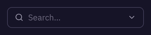 DmCombobox — default, dark theme