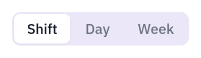 DmSegmentedControl — default, light theme